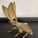 Vintage ashtray 70s bronze fly