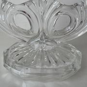 Bougeoir en verre annees 50