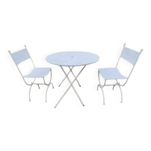 Salon de jardin en fer