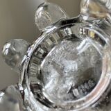 Vintage glass candlestick from Reims