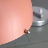 Mid-century pink sphere table lamp