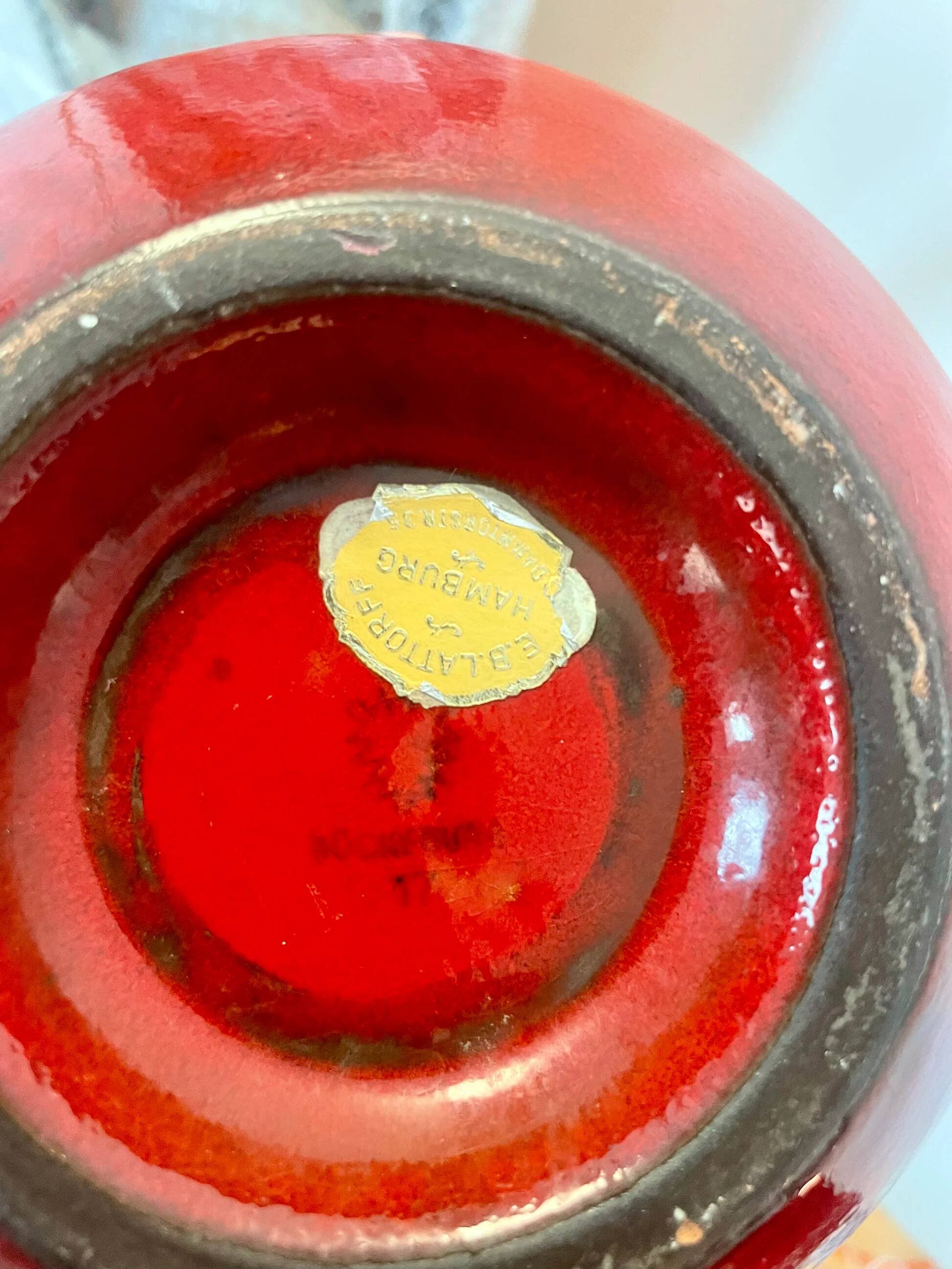 Wireless vase lamp - Bückeburg ceramic - ball lamp | 36 cm