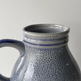 West Germany blue carafe H19.5