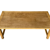 Solid oak dining table