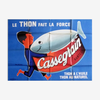 Original advertising poster 1958 Thon Cassegrain Jean Desaleux