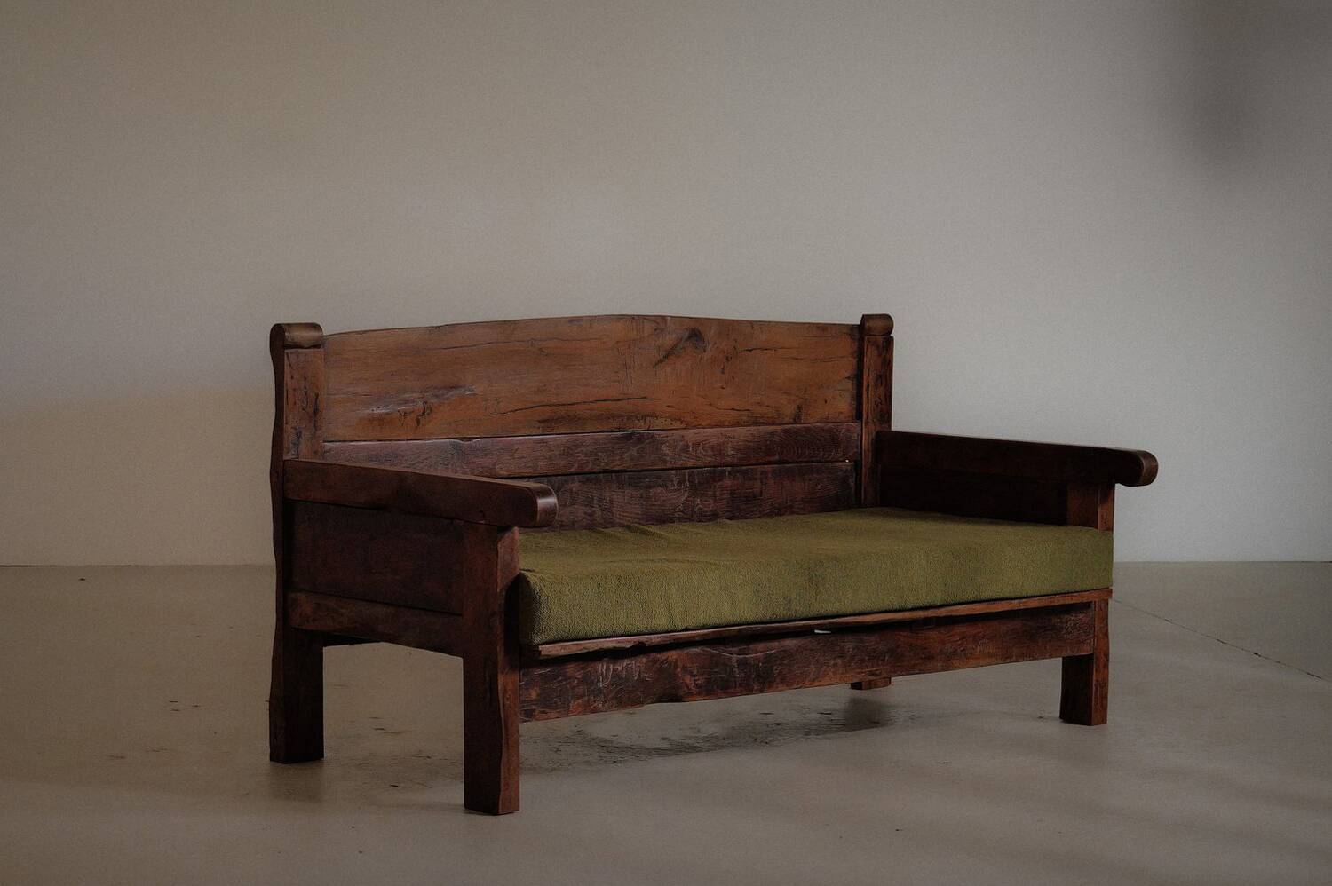 Mountain bench, folk art, 1800