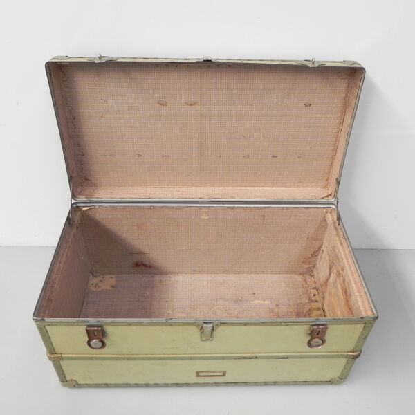 Coffre revêtu d’aluminium, coffre au trésor