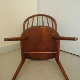 pair of Ercol Windsor BSHG 1960 2056 vintage decor dining chairs 60s