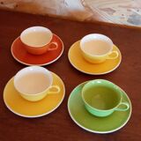 Four Salins cups from the 60s