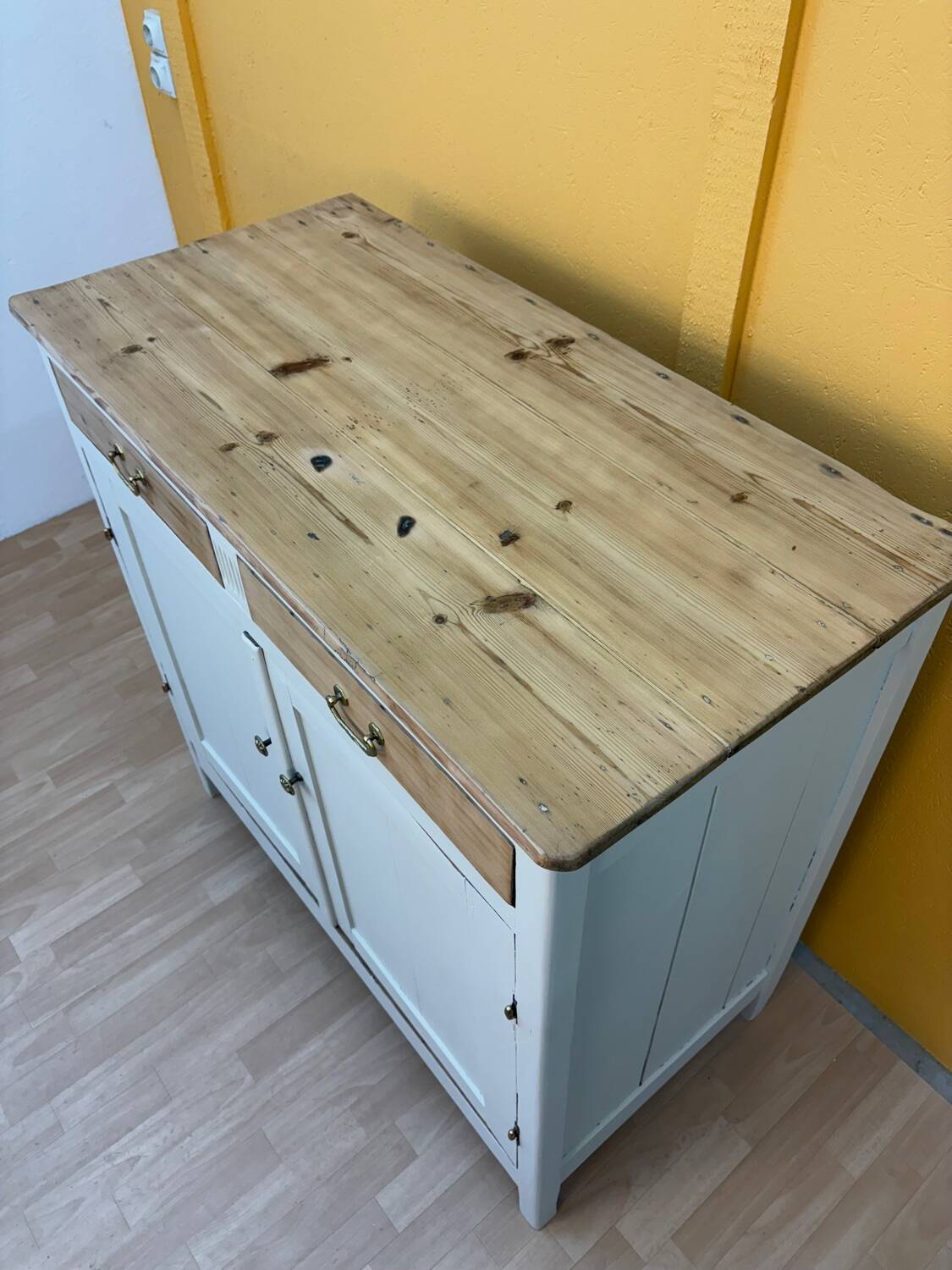 Antique wooden sideboard