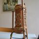 Lampe vintage tripode en bambou