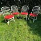 Chaise Akerblom Suède bar vintage