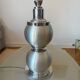 Vintage Maison Delmas lamp in brushed aluminum – Space Age design