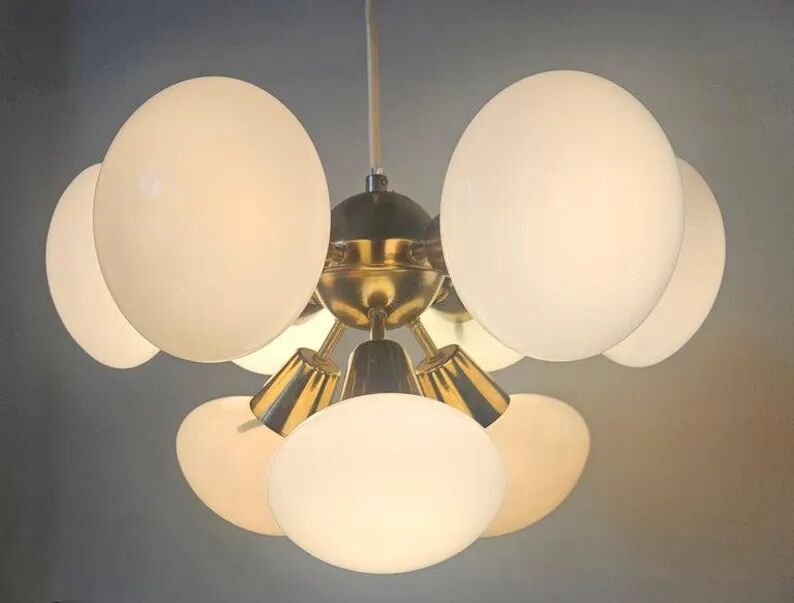 Rare Midcentury Chandelier Sputnik, Kamenicky Senov, 1970s