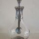Ewer decanter with tin mount