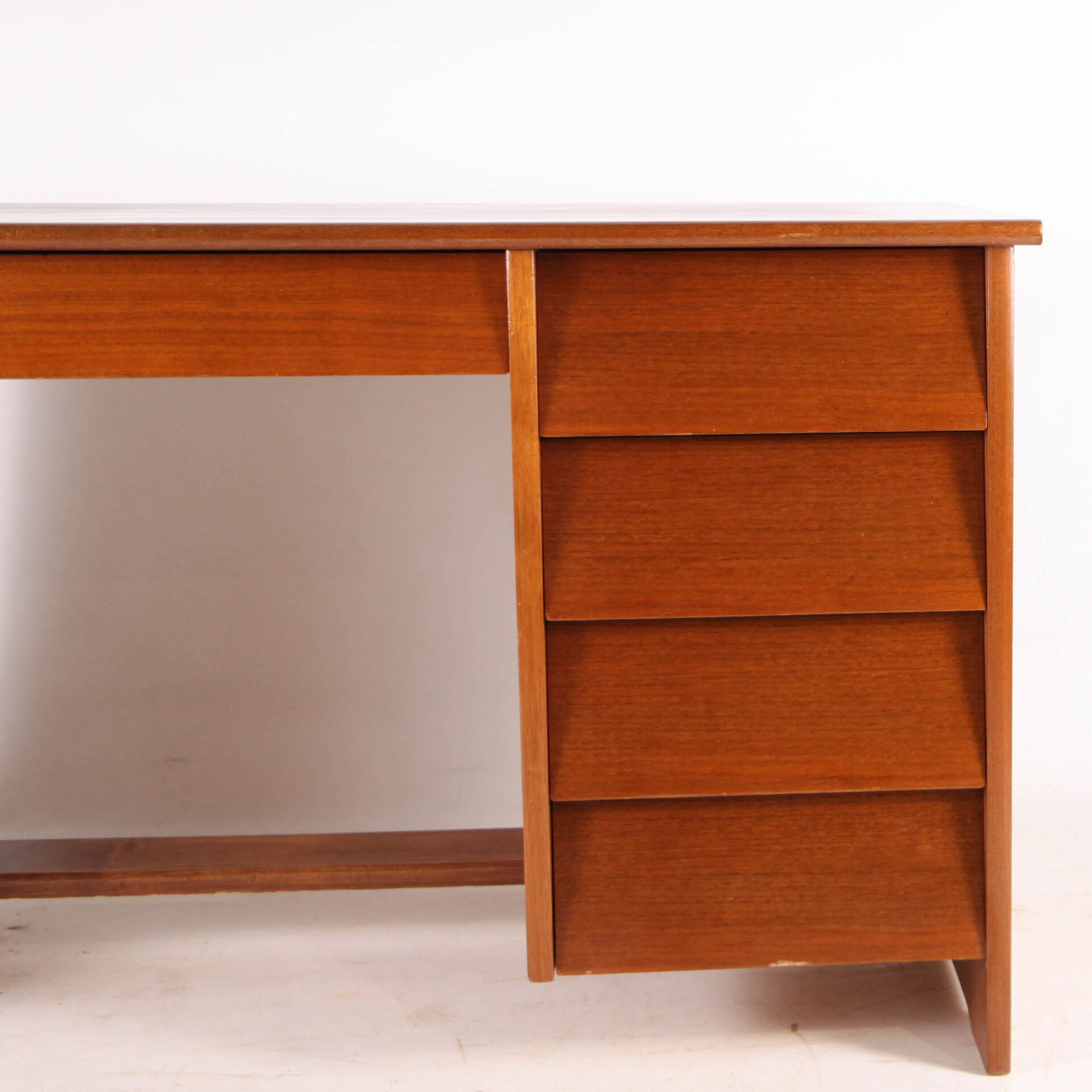 Teak and rosewood desk