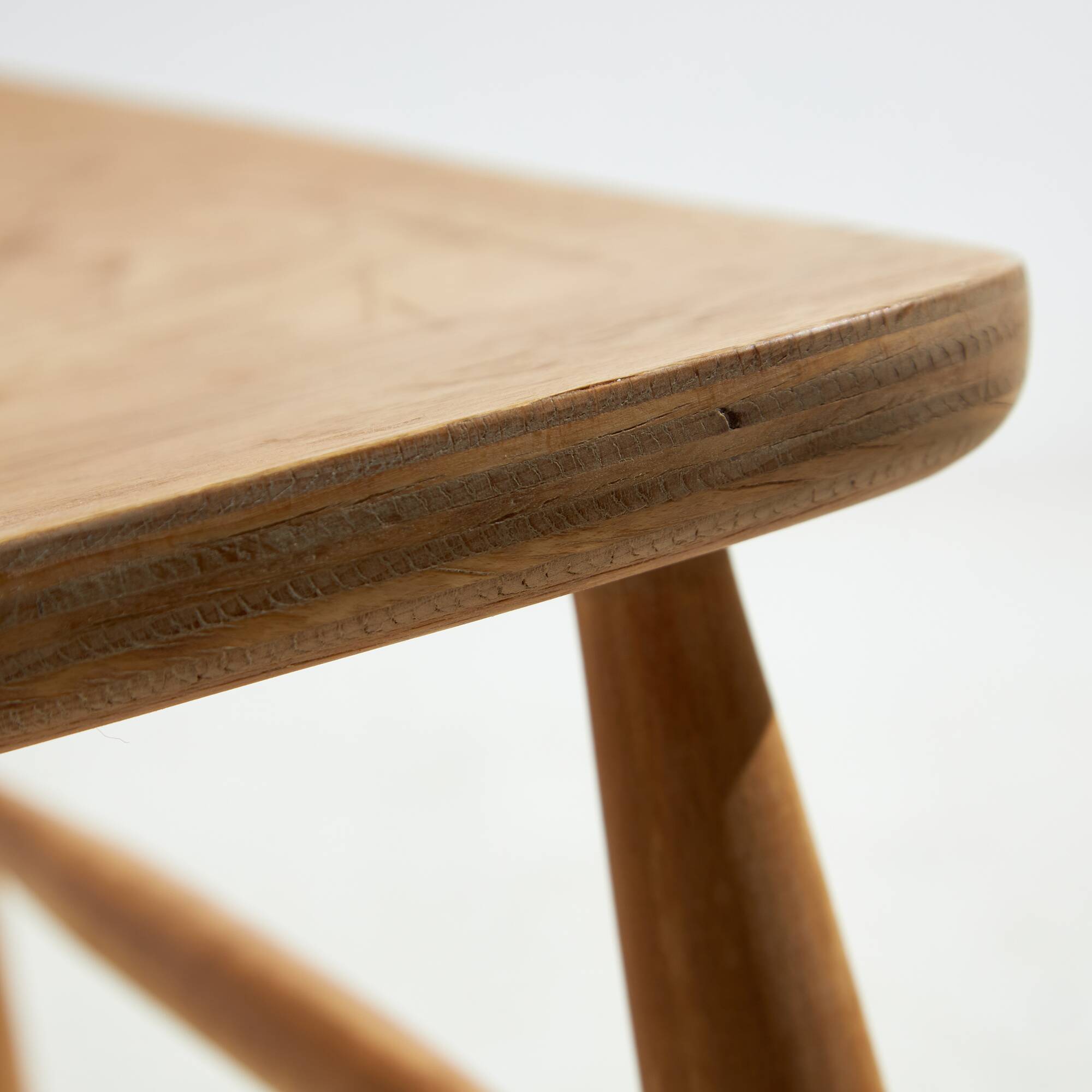 Iw3 beech rocking chair by illum wikkelsø for niels eilersen (mk10413)