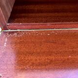 Vintage varnished bedside table