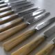 Set of 12 bakelite and stainless steel knives