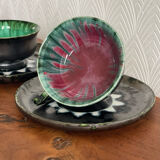 6 tasses en faïence de Quimper.