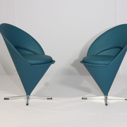Fauteuil pivotant "Cône" par Verner Panton années 1960