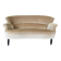 Beige vintage two-seater sofa/armchair