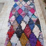 Carpet Boucherouite 278 x 82 cm