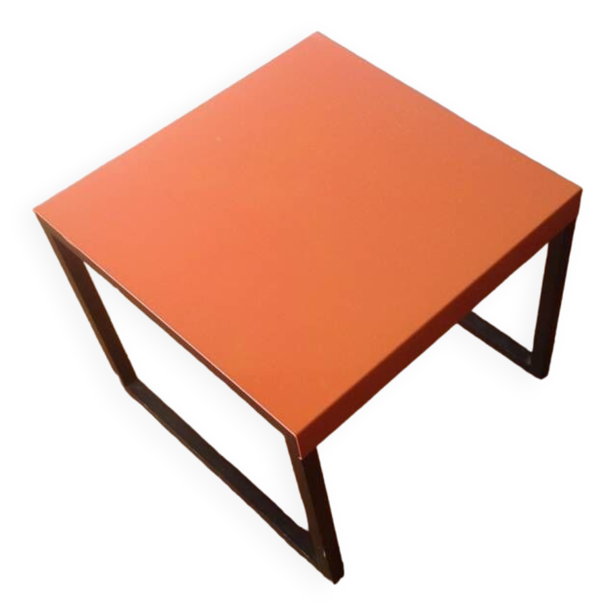 Orange coffee table Habitat model Kilo n° 1709