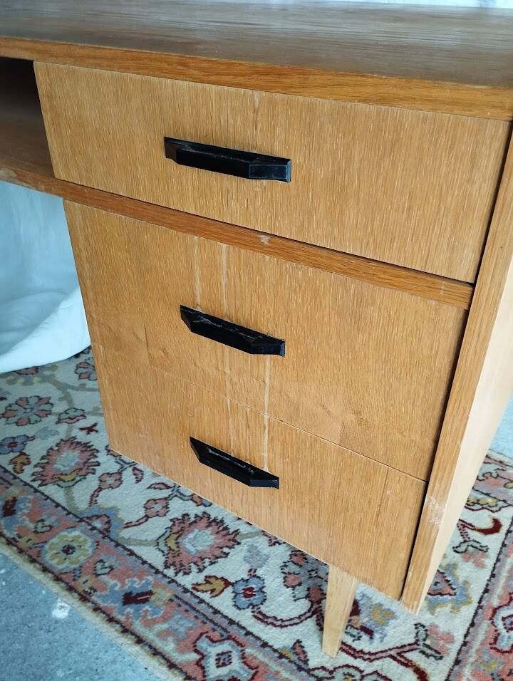 Geometric desk vintage design 1950s