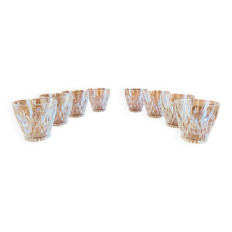 Ensemble de 8 verres vintage par Vereco