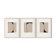 Framed set of 3 abstract giclee prints, 50x70