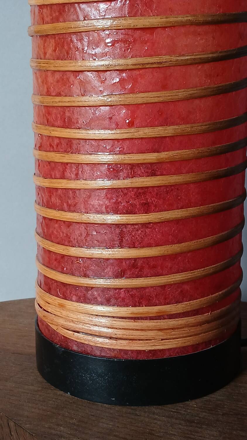 Fibreglass lamp from the 50s/60s.