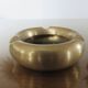 Round brass ashtray 60s 70s