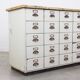 Vintage bank of drawers