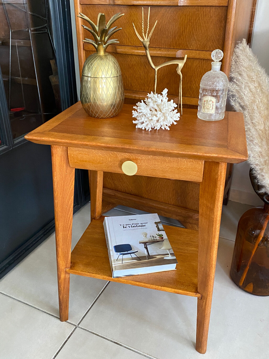 Vintage bedside table