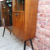 PRL display case on high legs after renovation