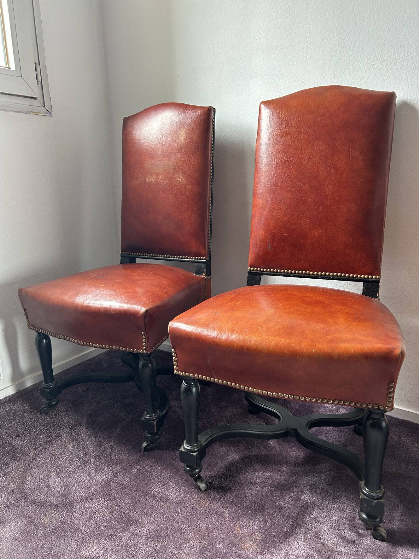 Pair of Louis XIII chairs