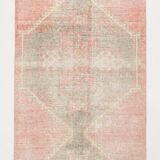 3x12 rustic red turkish runner rug, 88x364cm