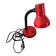 Vintage desk lamp in red metal