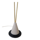 Mid-century floor lamp attributed to Hans Bergström for Ateljé Lyktan, Sweden 1950.