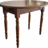 Louis Philippe style oval wooden table