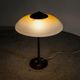 Danish Mid Century Brass Glass Desk Table Lamp Fog & Mørup, 1950s