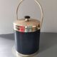 Ice bucket ice cubes decoration imitation black metal gold vintage