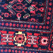 Persian senneh old carpet 108x148cm