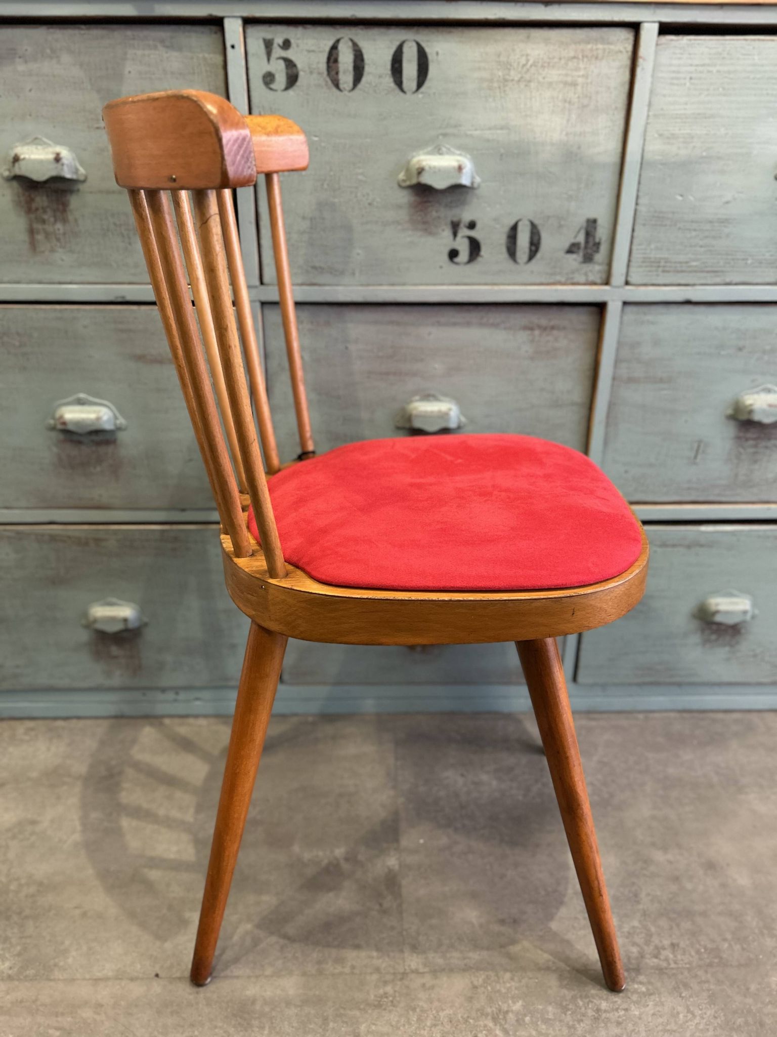 Chaise bistrot Baumann modéle 740 - années 50/60