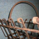 Wrought iron log rack