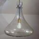 Designer drop pendant in blown and bubbled glass, Capital Lighting