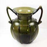 Art deco glass vase by Vittorio Zecchin for Cappellin Venini, 1920s