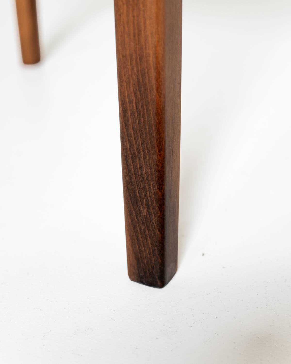 Round extendable walnut dining table, Sweden, 1960s