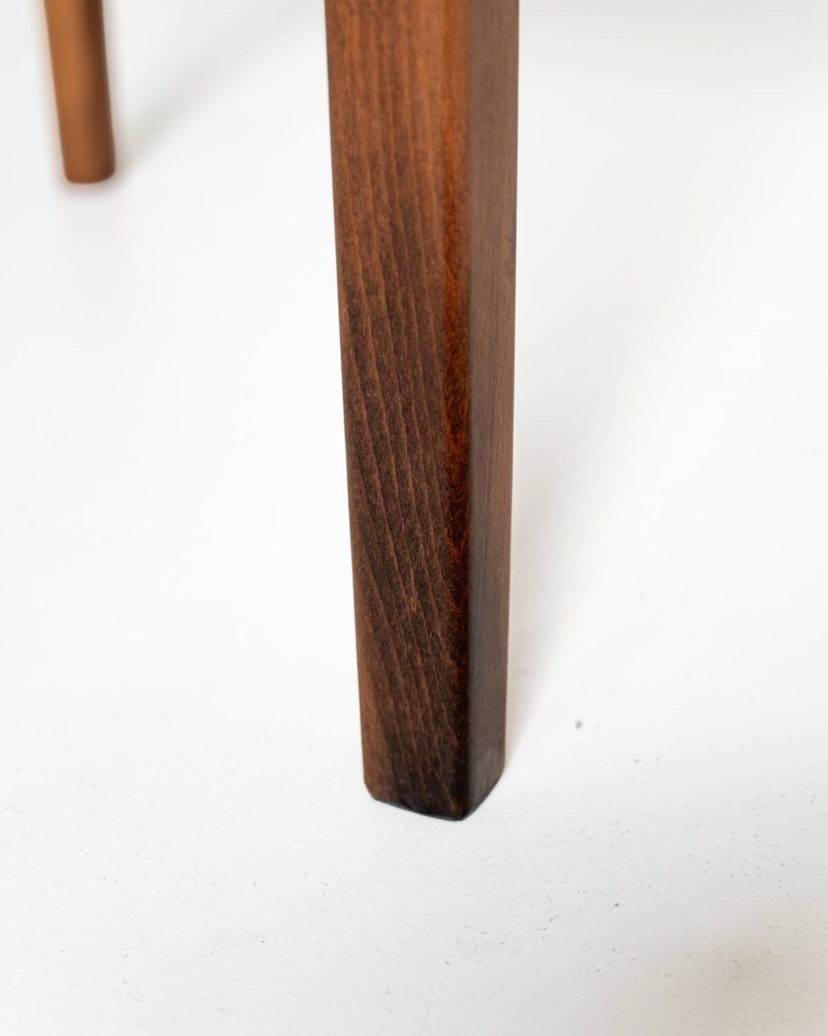 Round extendable walnut dining table, Sweden, 1960s